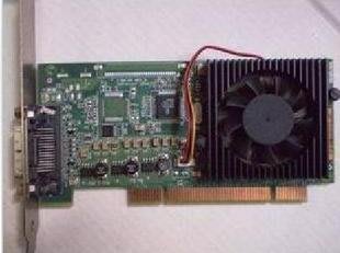 MATROX 幻日 P650 MDDAP64 PCI 專業雙螢幕顯卡 帶線