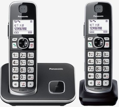 【胖胖秀OA】國際牌Panasonic KX-TGE612TW 雙子機無線電話※含稅※