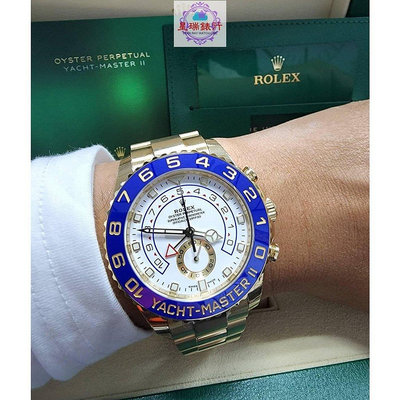 Rolex 勞力士 Yacht Master 116688 遊艇 黃K  賓士 計時 全膜 116503