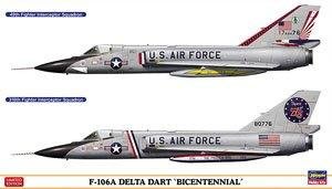 長谷川 02402 F-106A 三角劍 截擊機`美國建國200周年紀念`