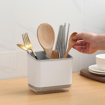 食品級PP塑料多功能家用廚房瀝水筷子籠餐具勺子收納盒置物架托