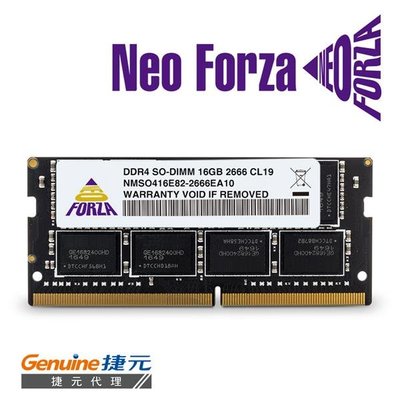 @電子街3C特賣會@全新  Neo Forza 凌航 NB-DDR4 2666/16G 筆記型RAM