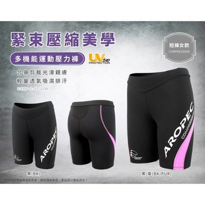 Aropec 短壓力褲 Compression Shorts Il 機能短褲 路跑短褲 運動壓縮服 原價NT.1800元