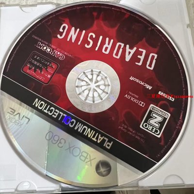 原裝XBOX360游戲光盤光碟 喪尸圍城 DEADRISING 亞洲機玩 英文『三夏潮玩客』