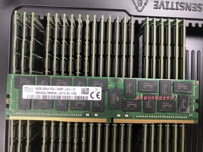 海力士 HMAA8GL7MMR4N-UH 記憶體 64G 4DRx4 DDR4 2400T ECC LRDIMM