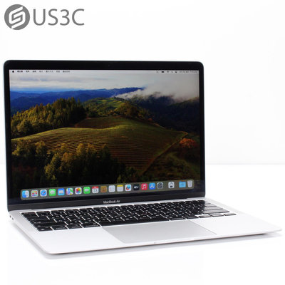 【US3C-台南店】2020年 Apple MacBook Air Retina 13吋 M1 8C7G 8G 256G 銀色 UCare保固6個月