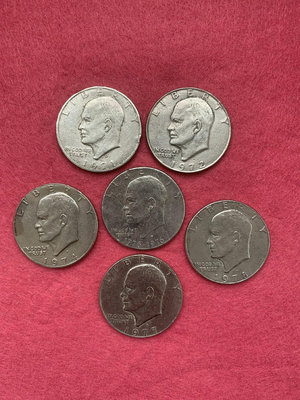 1971-78美國艾森豪威爾1元老鷹登月建國200紀念幣克朗