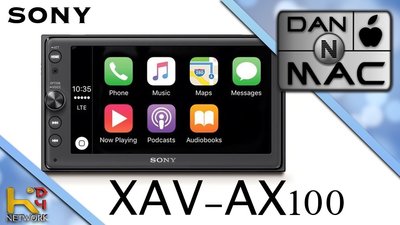 【SONY】6.4吋藍芽觸控螢幕主機XAV-AX1000＊支援 Apple CarPlay＊前置USB/AUX-in