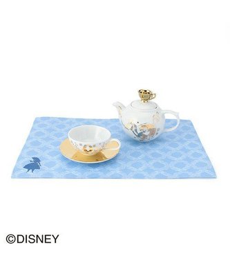 Ariel's Wish迪士尼Afternoon Tea愛麗絲Alicec防水防污餐墊桌墊tiffany藍-日本製現貨2