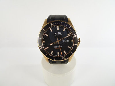 [卡貝拉精品交流] MIDO 美度 OceanStar 海洋之星 潛水錶 機械錶 200米 黑色 男錶 橡膠帶 42.5 情人送禮 自用