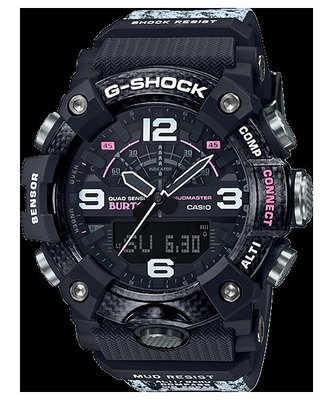 【金台鐘錶】CASIO卡西歐 G-SHOCKxBURTON 雪板品牌 聯名錶款 GG-B100BTN-1A