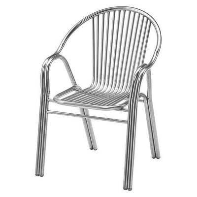 【SA853-4】不鏽鋼圓型有扶造型椅(單只)