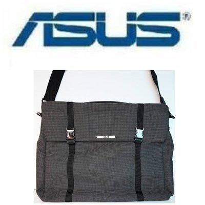 華碩 ASUS 斜背包 肩背包 手提包 公事包 電腦包 A4超大容量 耐用輕盈 9成新 二用$78 一元起標 賣場有LV