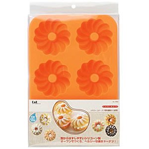 ☆║IRIS Zakka║☆ 日本貝印 CAKE・MATE 法蘭奇波形甜甜圈 矽膠型模具