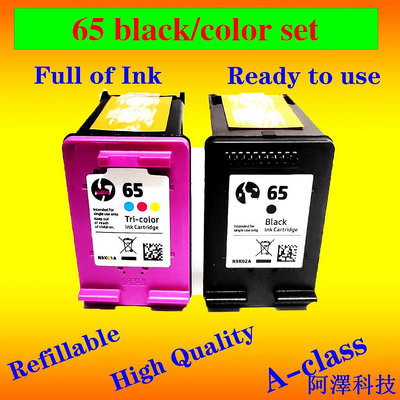 安東科技Hp 65XL 墨盒惠普 65 適用於打印機惠普 Envy 5010 5020 5030 5032 5034 5052