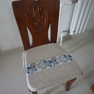 現貨 『臺灣熱銷』馬蹄形椅墊新中式坐墊可拆洗海綿溫莎現代梯形墊子餐椅墊防滑墊