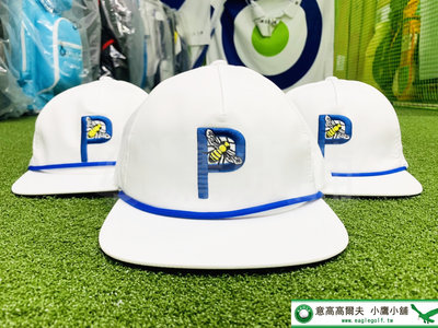 [小鷹小舖] 限量版 PUMA GOLF Pollinatio 02381501 PGA錦標賽高爾夫帽 蜂蜜圖樣球帽