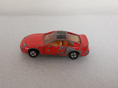 (多美戰損版絕版小車)Tomica 日製紅標  NISSAN FAIRLADY Z 300ZX 紅色塗裝(A1368)