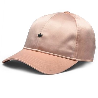 【AYW】ADIDAS ORIGINALS D-ADI LOGO CAP 金屬 粉色 緞面 老帽 棒球帽 鴨舌帽 遮陽帽