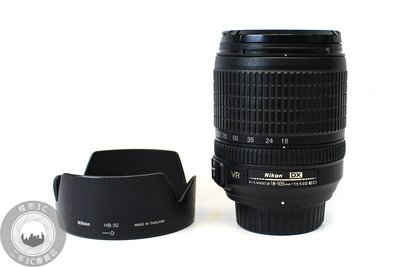【台南橙市3C】Nikon AF-S 18-105mm f3.5-5.6 G ED DX VR 二手鏡頭 #78135