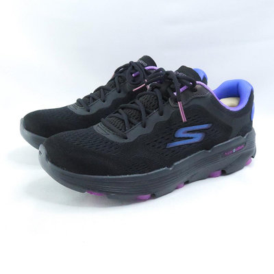 Skechers 129339BKMT GO RUN 7.0 女慢跑鞋 夜光跑鞋 夜鷹系列 黑藍紫【iSport愛運動】