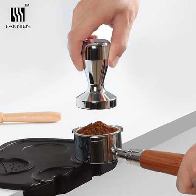 不銹鐵壓粉器咖啡壓粉器粉錘咖啡機手柄實心填壓器49mm51mm58mm特價