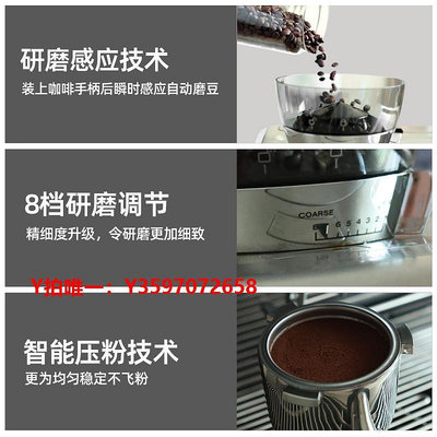 咖啡機德龍/DeLonghi EC9355.M 意式濃縮家用半自動咖啡機研磨奶一體