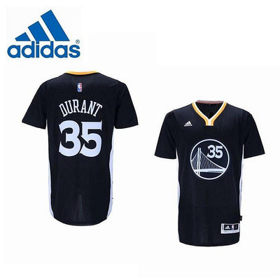 【聰哥運動館】阿迪達斯 NBA球衣 勇士隊35號 杜蘭特短袖球衣 黑