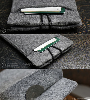 【Seepoo總代】2免運拉繩款Samsung三星 S20 FE 6.5吋 羊毛氈套手機殼手機袋 白灰 保護套保護殼