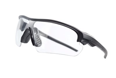 【BCS】Hwasan華山 護目鏡 GL973-1黑框透明防霧 抗衝擊眼鏡 防彈鏡抗UV太陽眼鏡-FSGL973-1