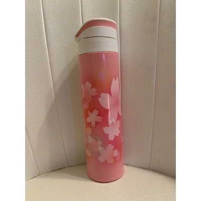 日本星巴克限定版 浪漫櫻花保溫瓶  450ml 粉紅色 保溫瓶 旅遊帶回(全新台北現貨）