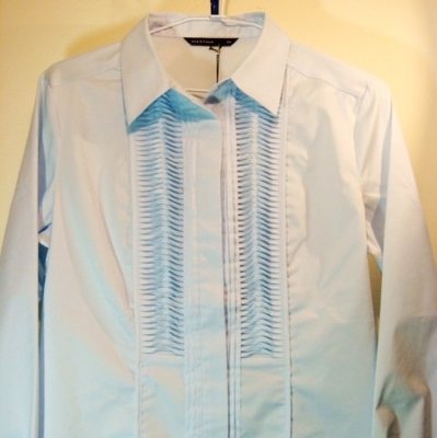 長袖襯衫 品牌上衣 百貨專櫃 服飾 MASTIN 水藍色 長袖上衣 40碼 二手品
