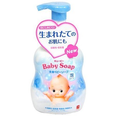 ＊微風小舖＊COW 牛乳石鹼 嬰兒全身泡泡沐浴乳 無香 400ml 日本製 ~可超取付款 可刷卡