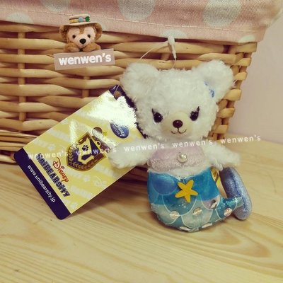 【Wenwens】日本帶回 迪士尼樂園 unibearsity 大學熊 小美人魚 愛麗兒 變裝 布偶 手機 吊飾 單售價