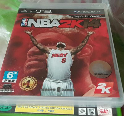 PS3 GAME--NBA2K14 ~二手