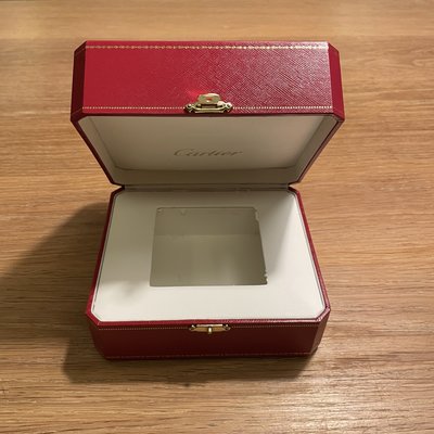 【正品】CARTIER 卡地亞 原廠 手錶 八角紅盒 錶盒