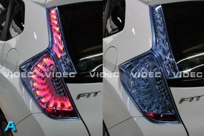 威德汽車 HID 14 NEW FIT 三代 日規 樣式 LED 導光 尾燈 台灣製造 外銷日本 現貨 八種顏色
