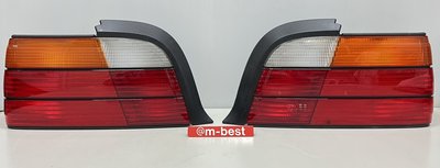 BMW E36 2D 2門 92-98 尾燈 後燈組 黃 (左+右套餐組) (OEM廠製) 63218353285
