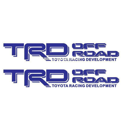 適用于豐田坦途車標TRD OFF ROAD改裝貼標 個性裝飾車身貼紙