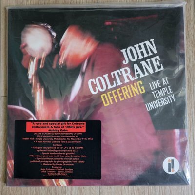 二手美版黑膠 John Coltrane – Offering: Live At Temple University