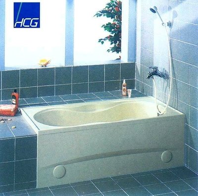 【工匠家居生活館 】HCG 和成衛浴 F6050A 塑鋼浴缸 SMC浴缸【 有正面牆 】153*72*52cm 浴缸