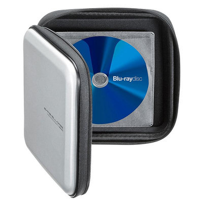 SANWA硬殼車載光盤保護包CD碟包PS4游戲藍光碟收納盒大容量存放盒