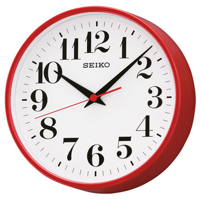 SEIKO CLOCK 日本精工 滑動式秒針座掛兩用鐘 精緻簡約掛鐘 型號：QXA474R (新品出清.盒子較舊)
