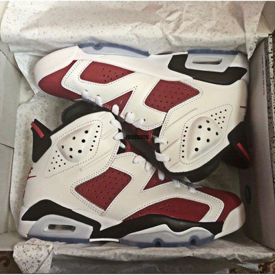 【正品】爆款 Air Jordan 6 Retro “Carmine” 紅白 CT8529-106 免運潮鞋