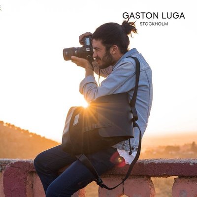現貨熱銷-學生書包Gaston Luga瑞典潮牌電腦雙肩包男背包女大容量旅行包休閑書包