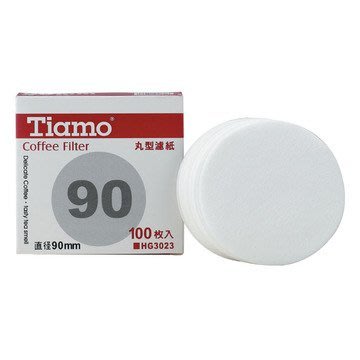 Tiamo 丸型濾紙90號濾紙 100入 直徑90mm *HG3023(7659088)