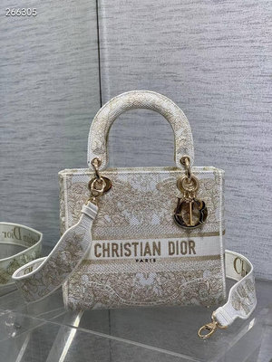 迪奧 Dior 刺繡 黛妃包 頂級