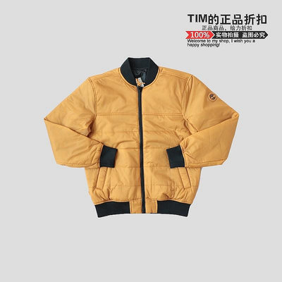 車品閣~【兩面款】Timberland添柏嵐男裝MA-1春秋夾棉飛行夾克外套A2ET3