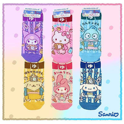 襪子 22-24cm-三麗鷗 Sanrio 日本進口正版授權