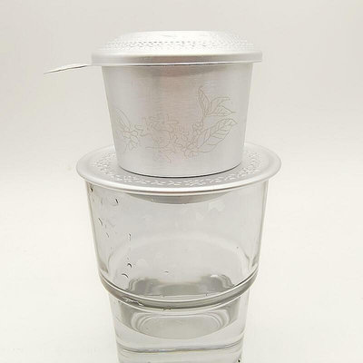 現貨 :越南中原咖啡鋁滴漏式手沖壺戶外上班方便式滴漏咖啡壺
